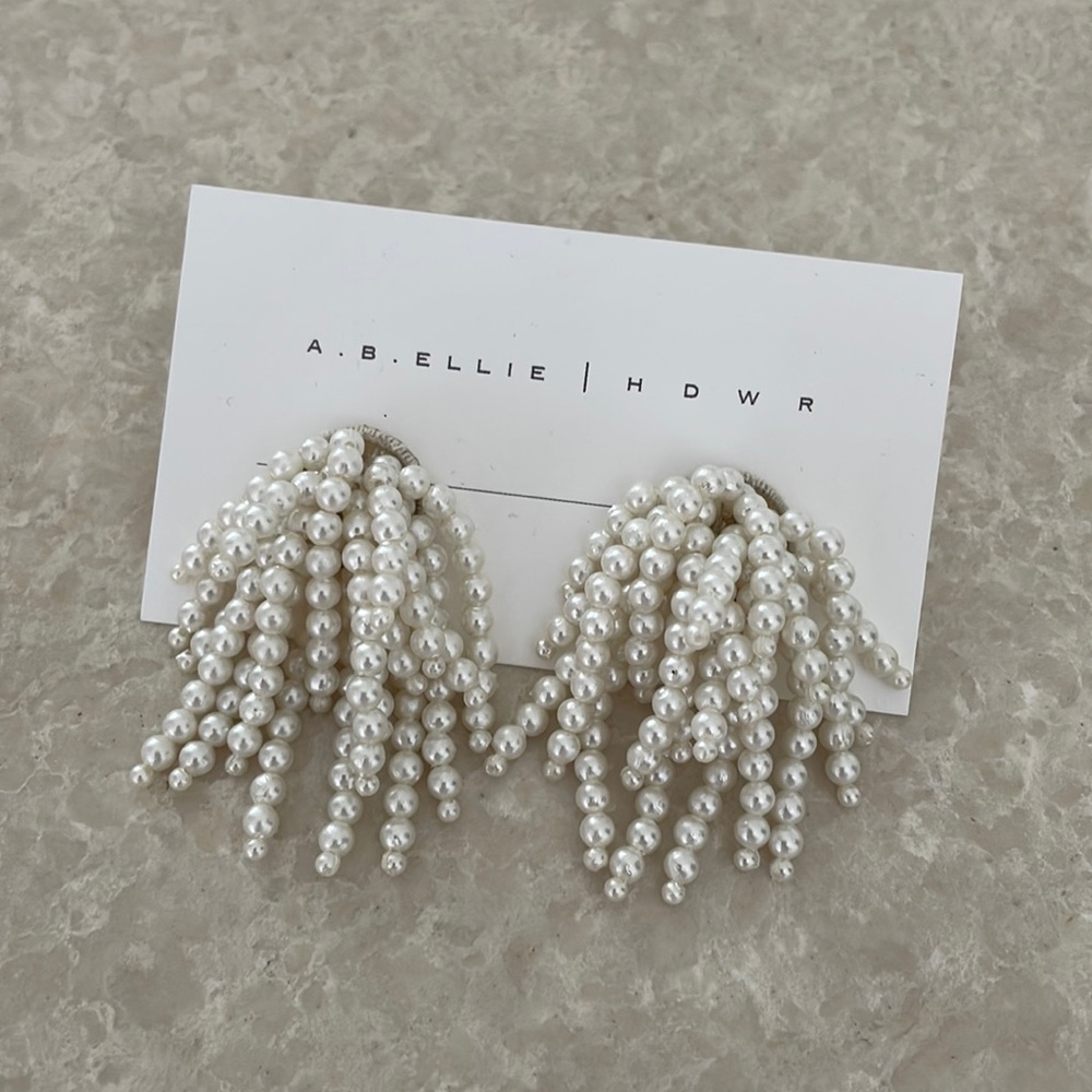Pearl earrings